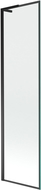 Mexen Next L vonios sienelė 1-durų 50 x 150 cm, juodas rėmas, juodas - 895-050-000-03-70-70