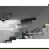 Mexen Next L vonios ekrano durys, 1 sparnas, 50 x 150 cm, juodos spalvos, juoda - 895-050-000-03-70-70