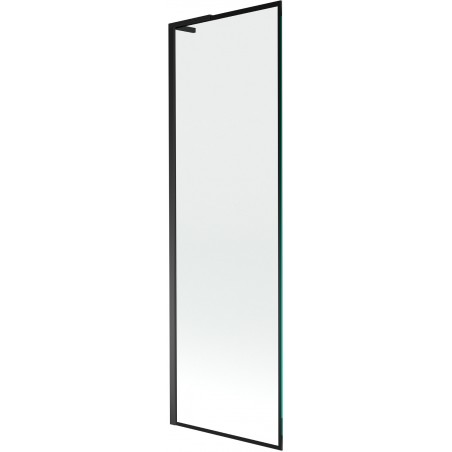 Mexen Next L vonios užuolaida 1-durų 60 x 150 cm, juodas raštas, juoda - 895-060-000-03-70-70