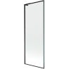 Mexen Next L vonios ekrano sparnas, 1 sparno, 70 x 150 cm, juodas rėmas, juodas - 895-070-000-03-70-70