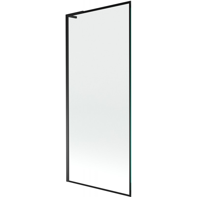 Mexen Next L vonios ekranas 1-duris 80 x 150 cm, juodas rėmas, juoda - 895-080-000-03-70-70