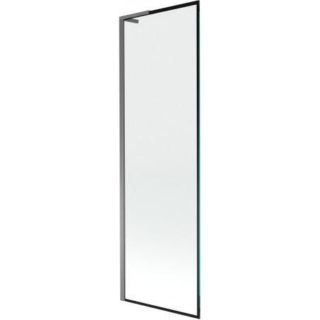 Mexen Next L vonios ekranas vieno skydo, 60 x 150 cm, juodas raštas, ginklų metalas - 895-060-000-03-70-95