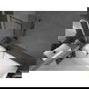 Mexen Next L vonios ekranas vieno skydo, 60 x 150 cm, juodas raštas, ginklų metalas - 895-060-000-03-70-95