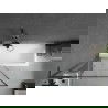 Mexen Next L vonios sienelė, vienos dalies, 90 x 150 cm, juodas raštas, gun metal - 895-090-000-03-70-95