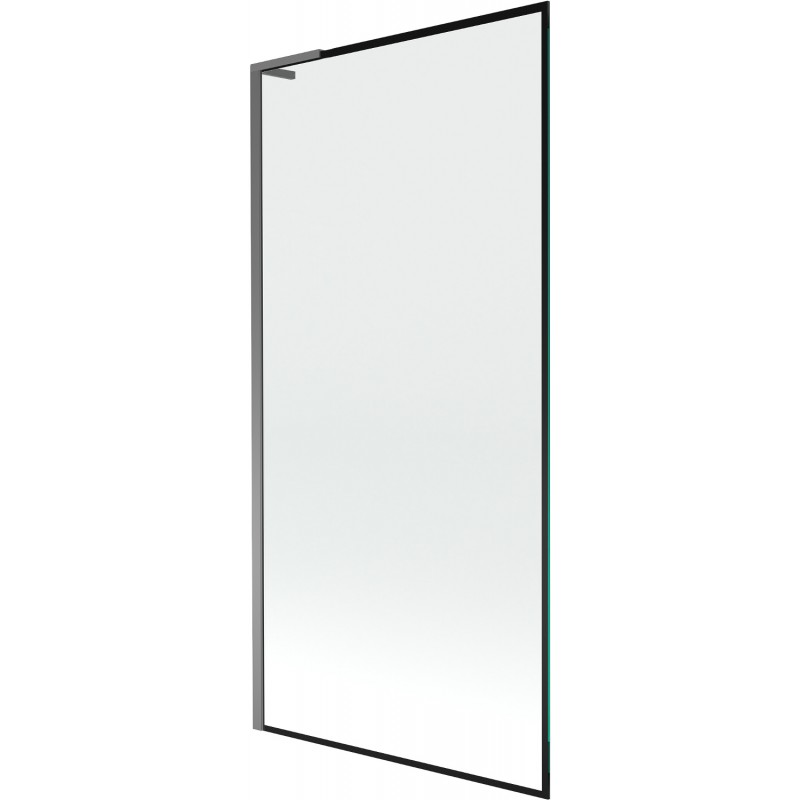 Mexen Next L vonios sienelė, vienos dalies, 90 x 150 cm, juodas raštas, gun metal - 895-090-000-03-70-95