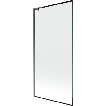 Mexen Next L vonios sienelė, vienos dalies, 90 x 150 cm, juodas raštas, gun metal - 895-090-000-03-70-95