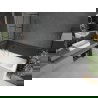 Mexen Next L vonios ekrano siena 1 sparnas 60 x 150 cm, juodas raštas, chromas - 895-060-000-03-77-01