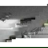Mexen Next L vonios pertvara 1-duris 70 x 150 cm, juodas raštas, chromas - 895-070-000-03-77-01