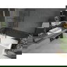 Mexen Next L vonios pertvara su vienais durelėmis 100 x 150 cm, juodas raštas, chromas - 895-100-000-03-77-01