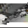 Mexen Next L vonios pertvara su vienu varčia 60 x 150 cm, juodas raštas, balta - 895-060-000-03-77-20