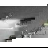 Mexen Next L vonios pertvara su vienu varčia 60 x 150 cm, juodas raštas, balta - 895-060-000-03-77-20