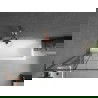 Mexen Next L vonios ekrano vienasparnis 70 x 150 cm, juodas raštas, rožinis auksas - 895-070-000-03-77-60