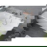Mexen Mia laisvas kampinis vonios 160 x 75 cm, balta, rožinė auksinė perlaida - 52691607500L-60