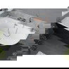 Mexen Mia laisvai pastatoma kampinė vonia, kairinė 160 x 75 cm, balta/juoda, vario perbraukimas - 52691607575L-65