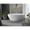 Mexen Eris vonio laisvai stovinti 155 x 80 cm, balta, su aukso perpildymu - 53441558000-50