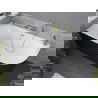 Mexen Mia laisvai pastatoma kampe kairėn vonia 170 x 80 cm, balta/juoda, auksinė šepečiuota perpylimo anga - 52691708075L-55