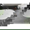 Mexen Eris laisvalaikio vonia 170 x 80 cm, balta, rožinio aukso perteklius - 53441708000-60