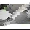 Mexen Eris laisvas vonia 170 x 80 cm, balta, gun gray šlifuota perla - 53441708000-66
