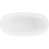Mexen Eris laisvai stovinti vonia 170 x 80 cm, balta/juoda, baltas persipylimas - 53441708075-20