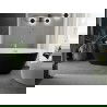 Mexen Eris laisvai stovinti vonia 170 x 80 cm, balta/juoda, perpildymo aukso šlifuotas - 53441708075-55