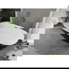 Mexen Eris vonios kambario laisvai stovinti 170 x 80 cm, balta/juoda, gedimo metalas - 53441708075-95