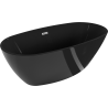 Mexen Eris laisvai pastatoma vonia 170 x 80 cm, juoda, chromuota - 53441708070-01