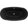 Mexen Eris laisvai pastatoma vonia 170 x 80 cm, juoda, baltas perpildymo išmetimas - 53441708070-20