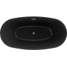 Mexen Eris laisvai pastatoma vonia 170 x 80 cm, juoda, zeltinė - 53441708070-50