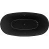 Mexen Eris laisvai stovinti vonia 170 x 80 cm, juoda, juodas persipylimas - 53441708070-70