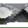 Mexen Mia laisvai stovinti kairinė vonia 180 x 80 cm, balta/juoda, chromo perpildymas - 52691808075L-01