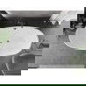 Mexen Eris laisvai stovinti vonia 180 x 80 cm, balta, gun metal perpildymas - 53441808000-95