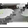 Mexen Eris vonios kambarys laisvai pastatoma 180 x 80 cm, balta/juoda, rožinė auksinė nutekėjimas - 53441808075-60