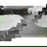 Mexen Eris laisvai pastatoma vonia 180 x 80 cm, balta/juoda, šlifuotas varis - 53441808075-65