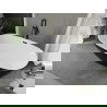 Mexen Eris laisvai pastatoma vonia 180 x 80 cm, balta/juoda, juodas perpylimas - 53441808075-70