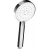 Mexen R-75 3-funkcinė dušo rankenėlė, chromuota/balta - 79575-02
