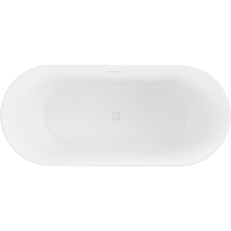 Mexen Flavia laisvai pastatoma vonia 150 x 75 cm, balta, baltas nutekėjimas - 54031507500-20