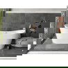 Mexen Montana laisvasis vonia 150 x 75 cm, balta, šlifuota varinė perlaida - 52011507500-65