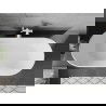 Mexen Flavia laisvai pastatoma vonia 160 x 75 cm, balta, baltas persipylimas - 54031608000-20
