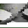 Mexen Flavia laisvas 160 x 75 cm, balta/juoda, šešiakampis auksinis - 54031608075-55