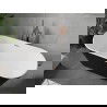 Mexen Flavia laisvas 160 x 75 cm, balta/juoda, bruoniškas varis - 54031608075-65