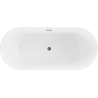 Mexen Flavia laisvai pastatoma vonia 170 x 75 cm, balta, perpylimo anga gun gray šlifuotas - 54031708000-66