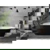 Mexen Flavia laisvasis vonios 170 x 75 cm, balta/juoda, auksinė perlaida - 54031708075-50