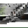 Mexen Flavia laisvai stovinti vonia 170 x 75 cm, balta/juoda, perteklius šepečiuotas varis - 54031708075-65