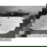Mexen Flavia laisvojo tipo vonia 170 x 75 cm, balta/juoda, gun metal nutekėjimas - 54031708075-95