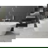 Mexen Oval laisvas prie sienos vonia 150 x 75 cm, balta, baltas perteklius - 52671507500-20