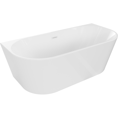 Mexen Oval vonios kraštovaizdžio įranga laisvai stovinti 170 x 80 cm, balta, balta perteklius - 52671708000-20