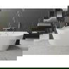 Mexen Oval vonia laisvai stovinti prie sienos 180 x 80 cm, balta, perteklius auksu šlifuotas - 52671808000-55