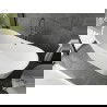 Mexen Montana laisva vonia 170 x 80 cm, balta, gun metal - 52011708000-95