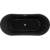 Mexen Montana laisvai stovinti vonia 170 x 80 cm, juoda, chromuota - 52011708070-01