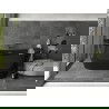 Mexen Montana laisva vonia 170 x 80 cm, juoda, chromuota pertrauka - 52011708070-01